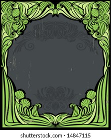 Vintage green background