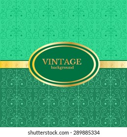 vintage green background