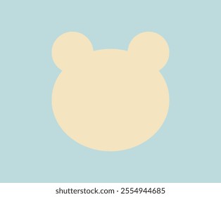 Vintage green background with bear for background note and texture concept 