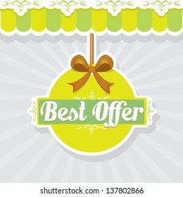 Vintage green vector background with place for your text. retro cover and postcard design template.