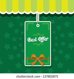 Vintage green vector background with place for your text. retro cover and postcard design template.