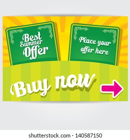 Vintage green vector background with place for your text. retro cover and postcard design template.