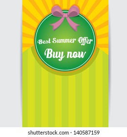 Vintage green vector background with place for your text. retro cover and postcard design template.