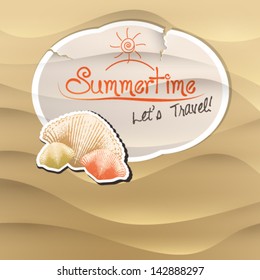 Vintage greeting card with place for text