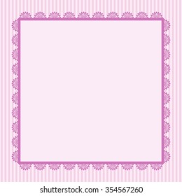 Vintage greeting card template. 