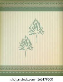 Vintage greeting card vector eps 10