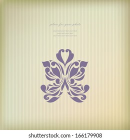 Vintage  greeting card vector eps 10
