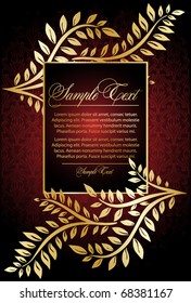 vintage greeting red  background