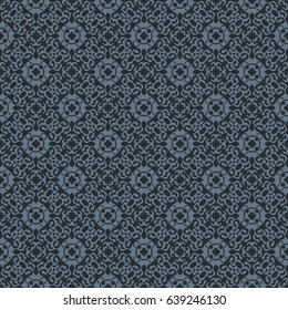 Vintage grey textile pattern graphic design  