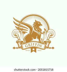 Griffin de época, diseño del logotipo de Griffon