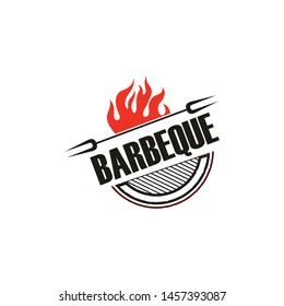 Vintage Grill Barbeque Logo design