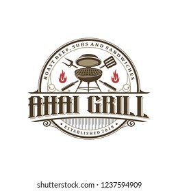 vintage grill logo