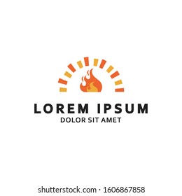 vintage grill restaurant logo vector
