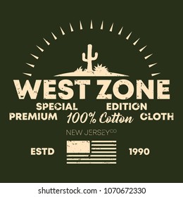 vintage grunge background denim vector illustration design for t-shirt and print