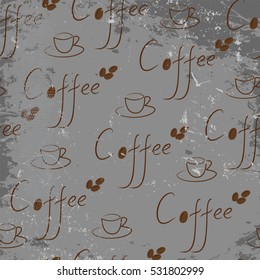 vintage grunge coffee background