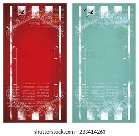 vintage grunge decorative frame