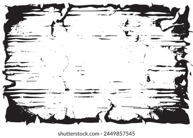 Vintage Grunge Frame: Abstract Texture Stock Vector - Simple and Versatile Design Template for text, posters and mockups 
