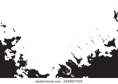 Vintage Grunge Frame: Abstract Texture Stock Vector - Simple and Versatile Design Template for text, posters and mockups 