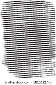 Plantilla de textura lineal de grunge vintage con ilustración vectorial de rayas en bruto