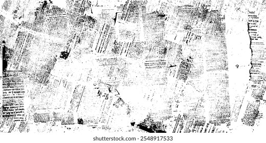 Vintage grunge newspaper paper texture background. EPS 10