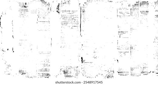 Vintage grunge newspaper paper texture background. Grunge Newspaper style wall. EPS 10