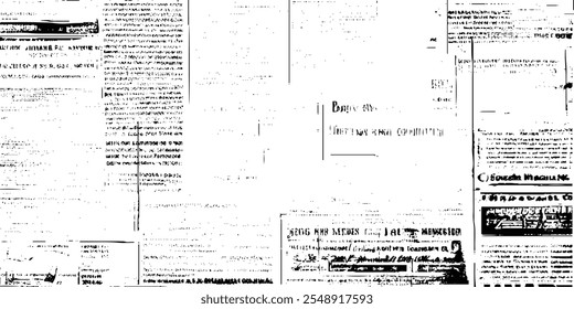 Vintage grunge newspaper paper texture background.
