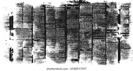 Vintage grunge newspaper paper texture background.