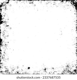 Vintage grunge paper texture. Old worn overlay distressed background. Vector illustration.