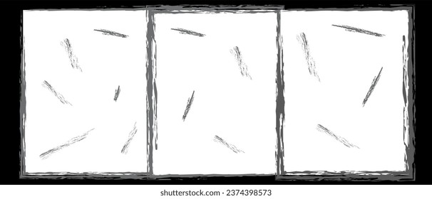 Vintage grunge paper texture. Old worn overlay distressed background. Torn and crumpled pattern for poster or vinyl album cover. Vector illustration of rough, dirty, grainy design.