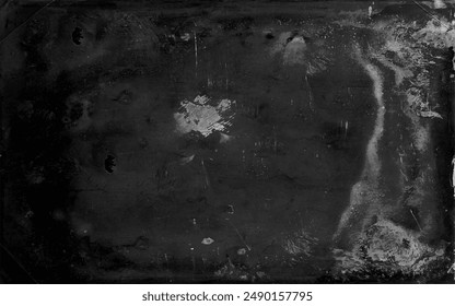 Vintage grunge paper texture. Old worn overlay distressed background. Torn and crumpled pattern for poster or vinyl album cover, grunge film frame vector illustration of rough, dirty, grainy design.