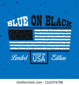 Vintage grunge print concept. Vector illustration design for t-shirt and printing.