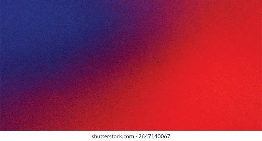 Vintage grunge red and blue textured paper with an abstract design and aged canvas backdrop	