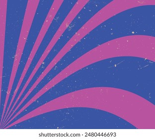 vintage Grunge retro burst vector background, comic style background