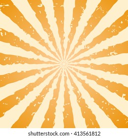 Vintage grunge sunburst background