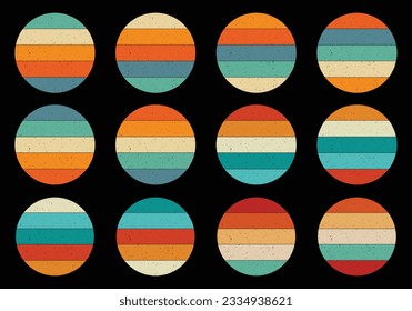 Vintage Grunge Sunset For Vintage Design.