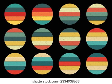 Vintage Grunge Sunset For Vintage Design.