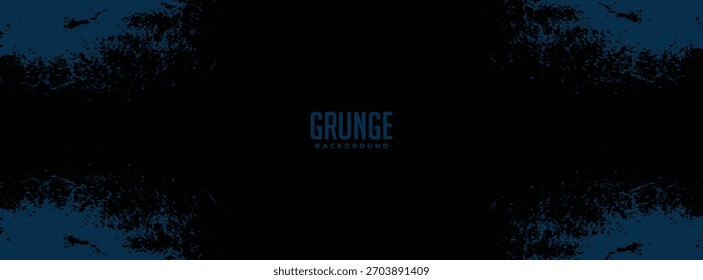Vintage-Grunge-Texturhintergrund in Deep Blue und Schwarz für High-Impact-Printmaterialien. einfaches Design