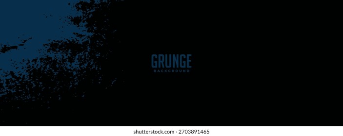 Vintage Grunge Texture Background in Deep Blue and Black for High-Impact Print Materials. vector illustration, poster