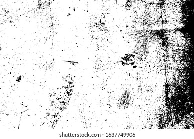 Vintage grunge texture for decorative design. Distress rough messy background. Retro paper aged pattern. Paint splat dirty ink. EPS10 vector