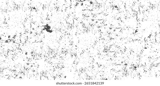 Textura grunge vintage com manchas pretas angustiadas espalhadas em um fundo branco