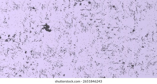 Vintage grunge texture with scattered distressed black speckles on a Lavender Bliss background