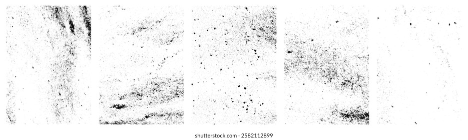 Vintage Grunge Texture Vector Scratch, Stain and Dust Effect.Simply Place illustration over any Object to Create grungy Effect.