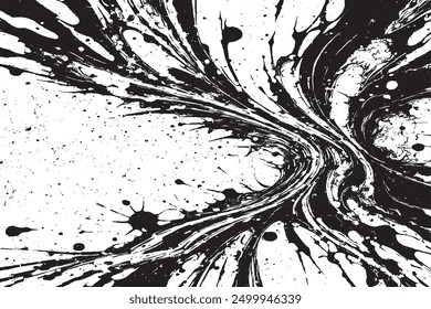 Vintage Grunge Textures Black and White Abstract Background 