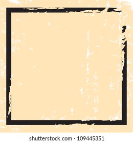 Vintage grunge vector frame