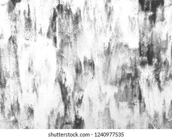 Vintage grunge vector texture overlay. Monochrome abstract splattered background.