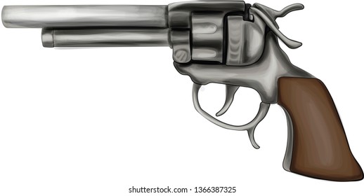 Vintage Gun - vector