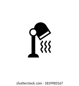 Vintage Hair Dryer, hooded hair dryer Icon in black flat glyph, filled style isolated on white background