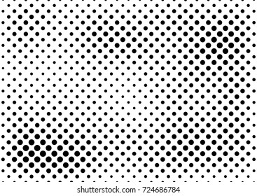 Vintage Halftone Background. Dotted Gradient Overlay. Pop-art Points Texture. Vector illustration