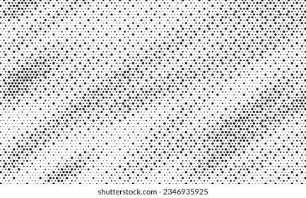 Vintage halftone background. Fade distressed overlay. Modern texture. abstract pattern. Dotted design element as background. Vector illustration.