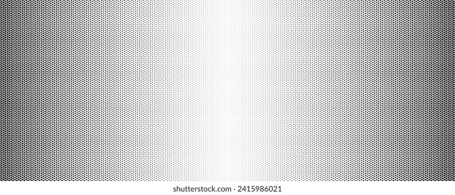 Vintage Halftone Background. Fade Distressed Overlay. Dotted gradient vector pattern illustration, white and black halftone polka background.